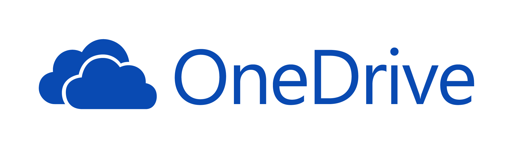 Microsoft OneDrive logo in beeld