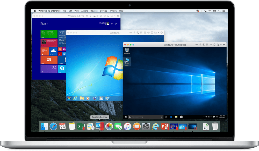 Windows op een virtual machine Mac